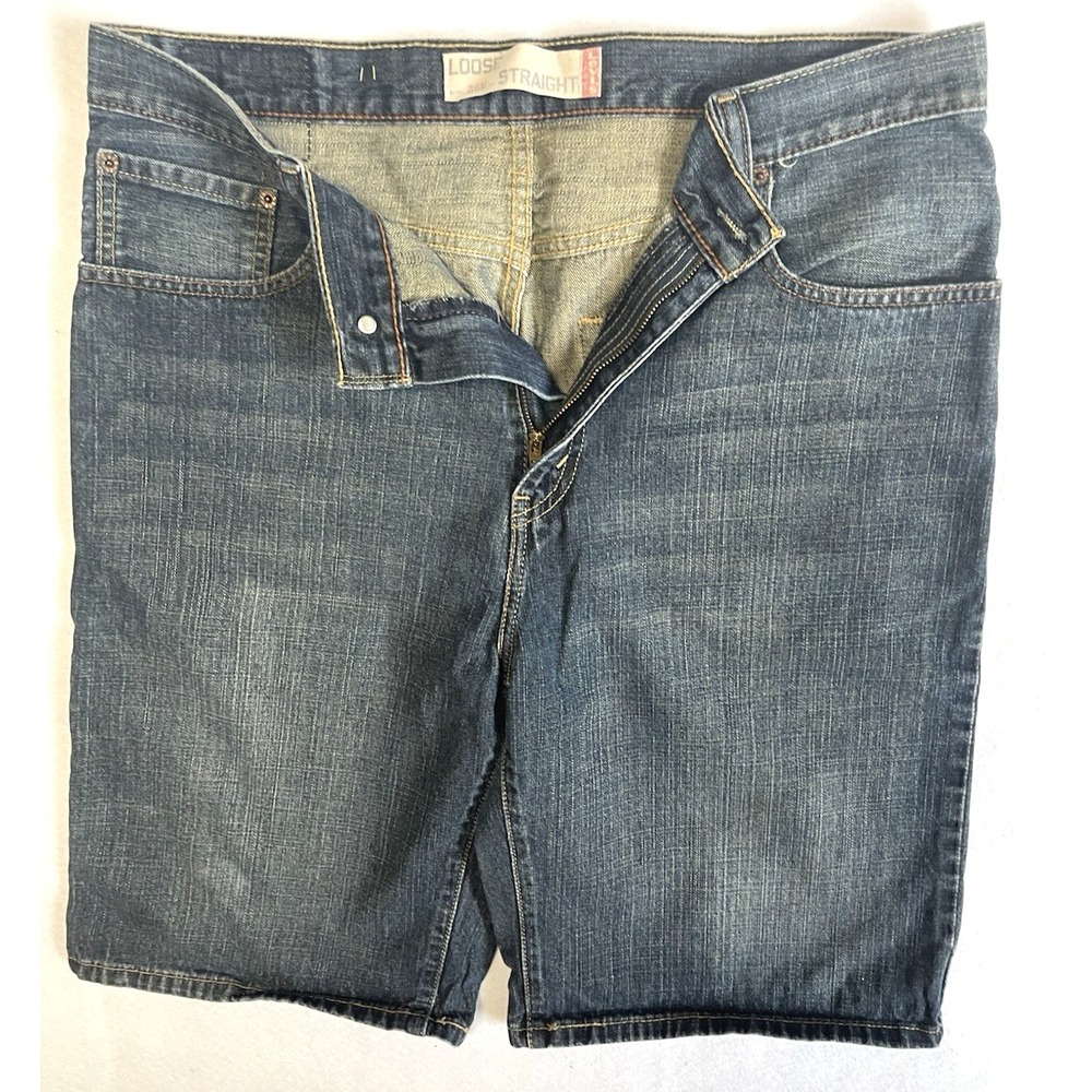 Mens Loose Fit 509 Straight Levis Shorts Size 34